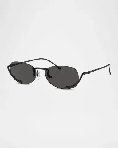 Diesel Men's DL1004 Oval Sunglasses | Thumbnail 2 Diesel Men's DL1004 Oval Sunglasses | Thumbnail 2