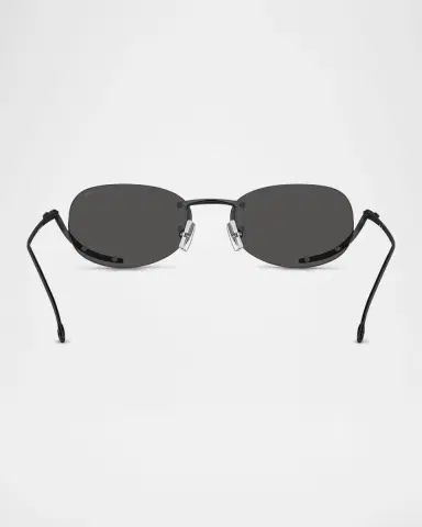 Diesel Men's DL1004 Oval Sunglasses | Thumbnail 3 Diesel Men's DL1004 Oval Sunglasses | Thumbnail 3