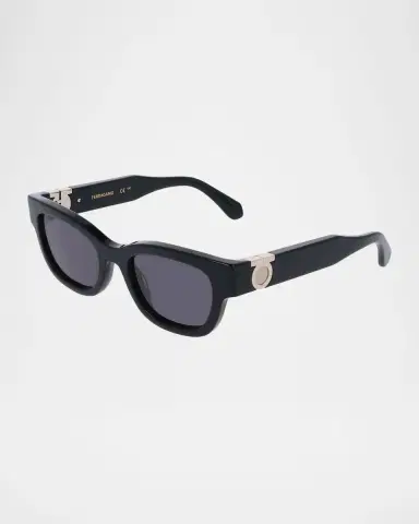 Ferragamo Gancino Rectangle Acetate Sunglasses | Thumbnail 2 Ferragamo Gancino Rectangle Acetate Sunglasses | Thumbnail 2