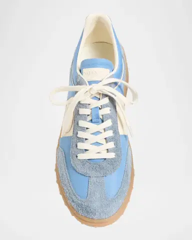 Valentino Garavani Men 's Upvillage Low-Top Leather Sneakers | Thumbnail 3 Valentino Garavani Men 's Upvillage Low-Top Leather Sneakers | Thumbnail 3