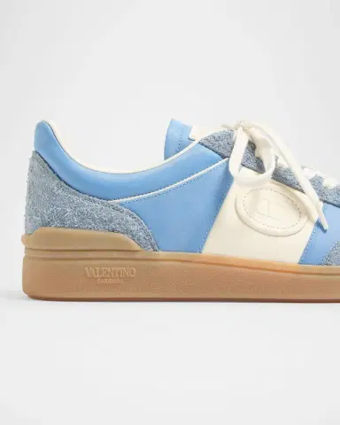 Valentino Garavani Men 's Upvillage Low-Top Leather Sneakers | Thumbnail 6 Valentino Garavani Men 's Upvillage Low-Top Leather Sneakers | Thumbnail 6