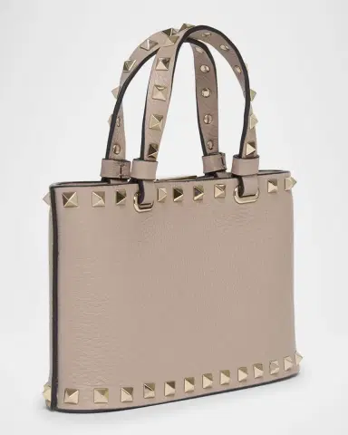 Valentino Garavani Rockstud Mini Leather Tote Bag | Thumbnail 2 Valentino Garavani Rockstud Mini Leather Tote Bag | Thumbnail 2