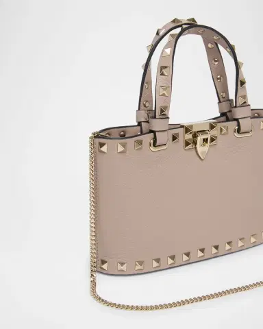 Valentino Garavani Rockstud Mini Leather Tote Bag | Thumbnail 5 Valentino Garavani Rockstud Mini Leather Tote Bag | Thumbnail 5