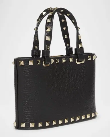 Valentino Garavani Rockstud Mini Leather Tote Bag | Thumbnail 7 Valentino Garavani Rockstud Mini Leather Tote Bag | Thumbnail 7