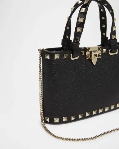 Valentino Garavani Rockstud Mini Leather Tote Bag | Thumbnail 10 Valentino Garavani Rockstud Mini Leather Tote Bag | Thumbnail 10