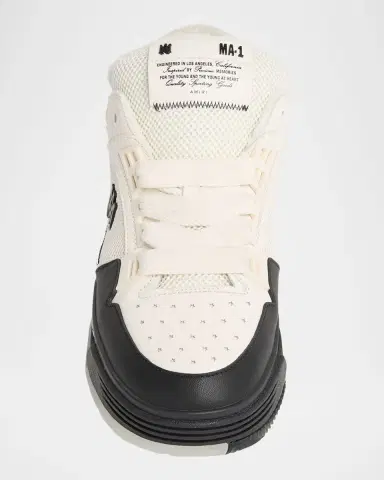 AMIRI Men's MA-1 Leather & Mesh Low-Top Sneakers | Thumbnail 6 AMIRI Men's MA-1 Leather & Mesh Low-Top Sneakers | Thumbnail 6