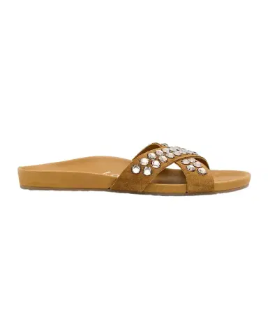 PEDRO GARCIA Analis Crystal Suede Crisscross Sandals | Thumbnail 1 PEDRO GARCIA Analis Crystal Suede Crisscross Sandals | Thumbnail 1