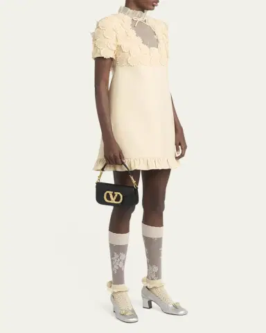 Valentino Garavani Loco Studded VLOGO Small Leather Shoulder Bag | Thumbnail 5 Valentino Garavani Loco Studded VLOGO Small Leather Shoulder Bag | Thumbnail 5