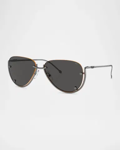 Diesel Men's DL1003 Aviator Sunglasses | Thumbnail 2 Diesel Men's DL1003 Aviator Sunglasses | Thumbnail 2