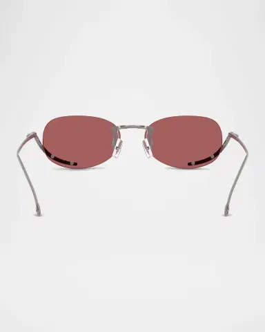 Diesel Men's DL1004 Oval Sunglasses | Thumbnail 3 Diesel Men's DL1004 Oval Sunglasses | Thumbnail 3