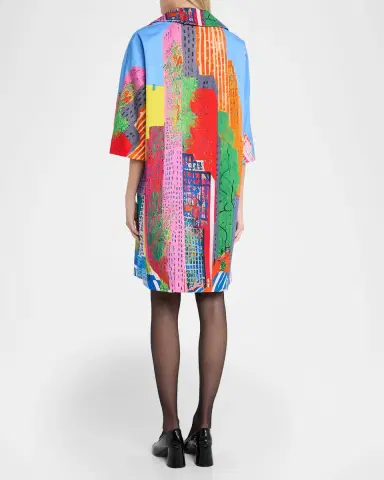 Libertine NYC Print 60 's Coat | Thumbnail 3 Libertine NYC Print 60 's Coat | Thumbnail 3