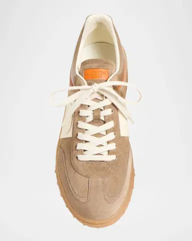 Valentino Garavani Men's Upvillage Low-Top Leather Sneakers | Thumbnail 3 Valentino Garavani Men's Upvillage Low-Top Leather Sneakers | Thumbnail 3
