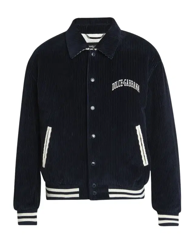 Men 's Corduroy Varsity Logo Jacket Men 's Corduroy Varsity Logo Jacket