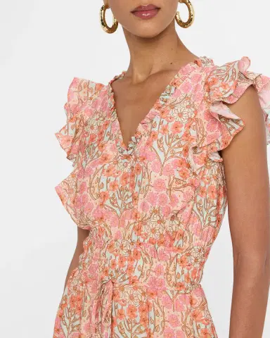 PAIGE Muriel Floral Mini Dress | Thumbnail 5 PAIGE Muriel Floral Mini Dress | Thumbnail 5