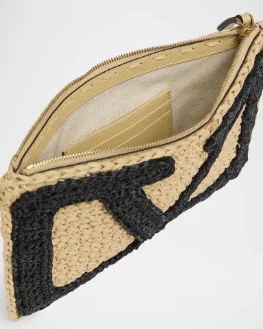 Valentino Garavani Viva Superstar VLOGO Crochet Clutch Bag | Thumbnail 3 Valentino Garavani Viva Superstar VLOGO Crochet Clutch Bag | Thumbnail 3
