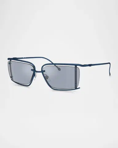 Diesel Men's DL1002 Rectangular Sunglasses | Thumbnail 2 Diesel Men's DL1002 Rectangular Sunglasses | Thumbnail 2