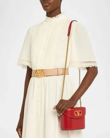 Valentino Garavani Vain Vanity Bucket Leather Crossbody Bag | Thumbnail 6 Valentino Garavani Vain Vanity Bucket Leather Crossbody Bag | Thumbnail 6