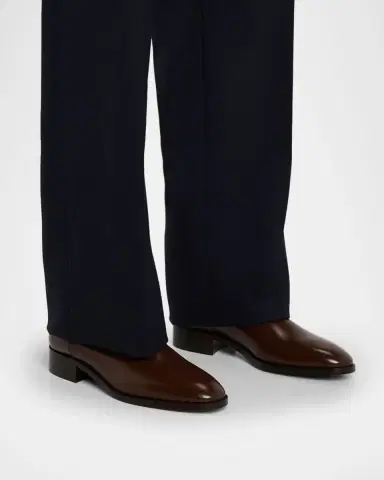 Valentino Garavani Men 's Pas Des Dieux Smooth Calfskin Chelsea Boots | Thumbnail 2 Valentino Garavani Men 's Pas Des Dieux Smooth Calfskin Chelsea Boots | Thumbnail 2