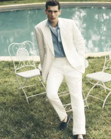 Ralph Lauren Purple Label Gregory Hand-Tailored Suit Trouser | Thumbnail 4 Ralph Lauren Purple Label Gregory Hand-Tailored Suit Trouser | Thumbnail 4