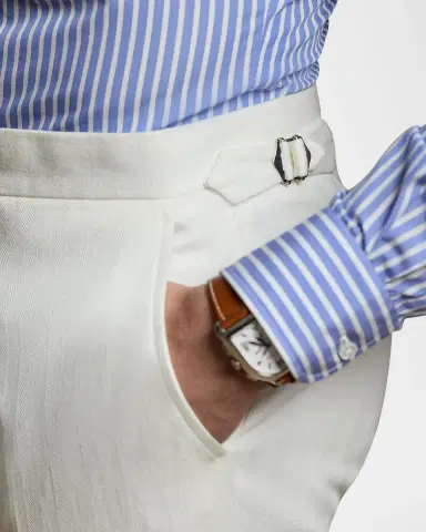 Ralph Lauren Purple Label Gregory Hand-Tailored Suit Trouser | Thumbnail 5 Ralph Lauren Purple Label Gregory Hand-Tailored Suit Trouser | Thumbnail 5
