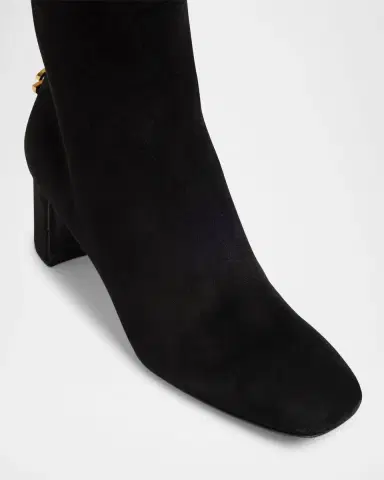 Dolce & Gabbana Suede Block-Heel Ankle Booties | Thumbnail 3 Dolce & Gabbana Suede Block-Heel Ankle Booties | Thumbnail 3