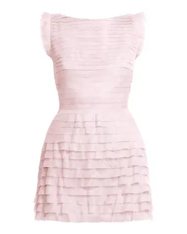 BCBGMAXAZRIA Sleeveless Tiered Tulle Mini Dress | Thumbnail 1 BCBGMAXAZRIA Sleeveless Tiered Tulle Mini Dress | Thumbnail 1
