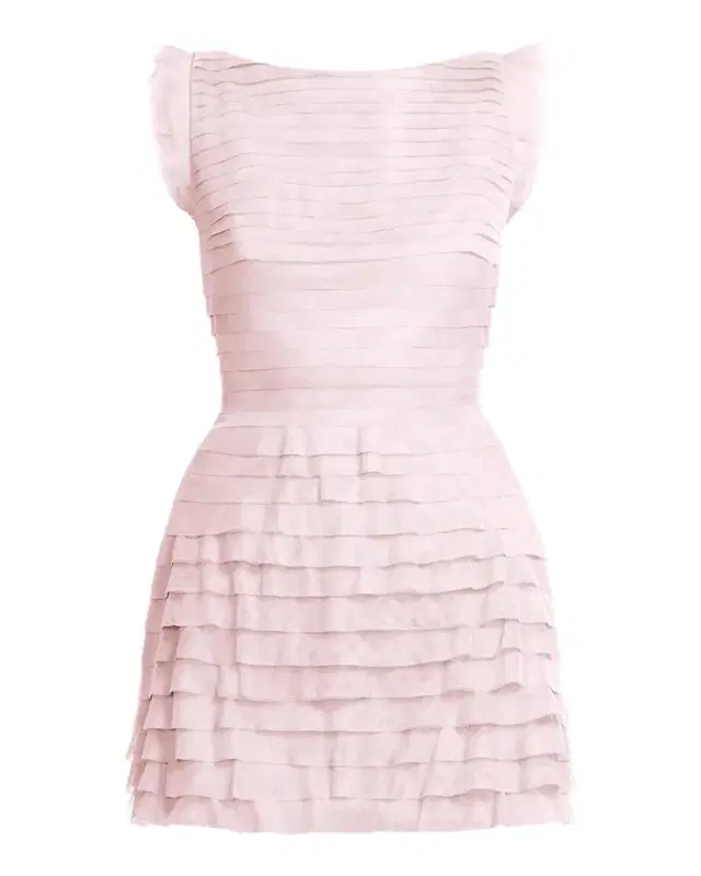 Sleeveless Tiered Tulle Mini Dress Sleeveless Tiered Tulle Mini Dress
