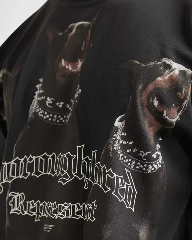 REPRESENT Men 's Thoroughbred T-Shirt | Thumbnail 4 REPRESENT Men 's Thoroughbred T-Shirt | Thumbnail 4