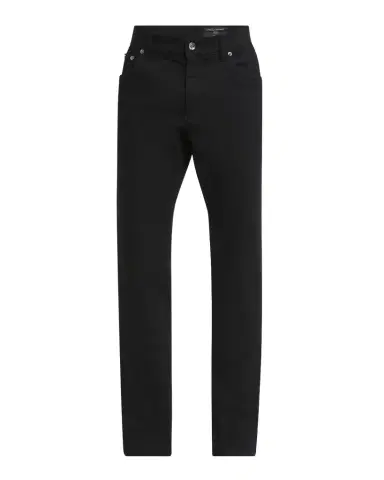 Dolce & Gabbana Men 's Black Denim Slim Five-Pocket Pants | Thumbnail 1 Dolce & Gabbana Men 's Black Denim Slim Five-Pocket Pants | Thumbnail 1