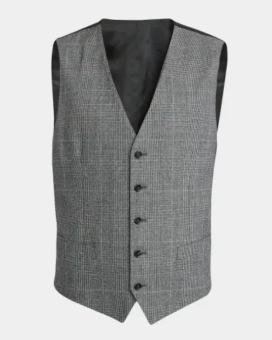 Dolce & Gabbana Men's Wool Glen Plaid Three-Piece Suit | Thumbnail 6 Dolce & Gabbana Men's Wool Glen Plaid Three-Piece Suit | Thumbnail 6