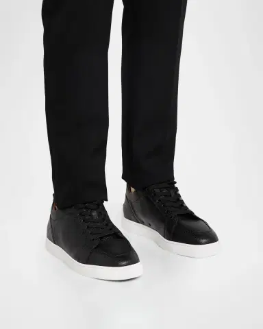 Christian Louboutin Men's Rantulow Leather Low-Top Sneakers | Thumbnail 2 Christian Louboutin Men's Rantulow Leather Low-Top Sneakers | Thumbnail 2
