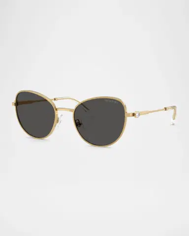 Swarovski SK7032 Crystal Metal Round Sunglasses | Thumbnail 3 Swarovski SK7032 Crystal Metal Round Sunglasses | Thumbnail 3