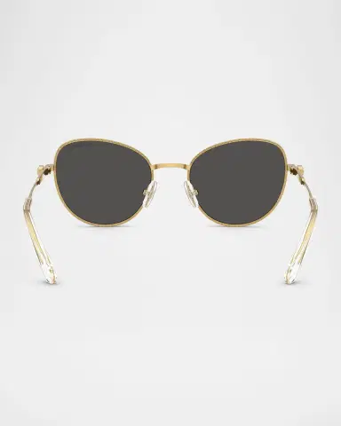 Swarovski SK7032 Crystal Metal Round Sunglasses | Thumbnail 4 Swarovski SK7032 Crystal Metal Round Sunglasses | Thumbnail 4