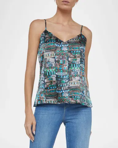 L'Agence Jane Spaghetti-Strap Top | Thumbnail 3 L'Agence Jane Spaghetti-Strap Top | Thumbnail 3