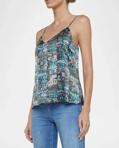 L'Agence Jane Spaghetti-Strap Top | Thumbnail 4 L'Agence Jane Spaghetti-Strap Top | Thumbnail 4