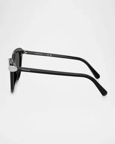Swarovski SK6039 Cat-Eye Acetate Sunglasses | Thumbnail 2 Swarovski SK6039 Cat-Eye Acetate Sunglasses | Thumbnail 2
