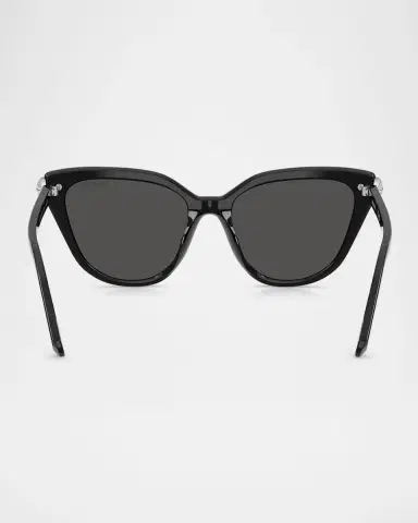 Swarovski SK6039 Cat-Eye Acetate Sunglasses | Thumbnail 4 Swarovski SK6039 Cat-Eye Acetate Sunglasses | Thumbnail 4