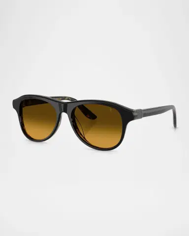 Brunello Cucinelli BC4015S Acetate Aviator Sunglasses | Thumbnail 3 Brunello Cucinelli BC4015S Acetate Aviator Sunglasses | Thumbnail 3