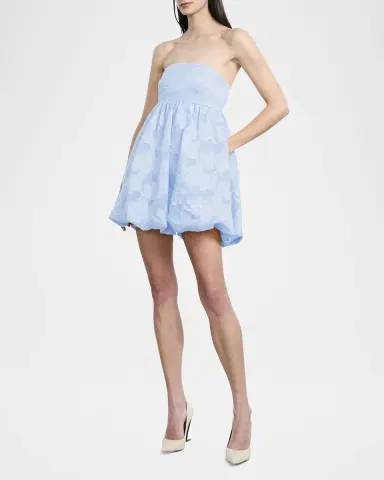 BCBGMAXAZRIA Strapless Fil Coupe Bubble Mini Dress | Thumbnail 4 BCBGMAXAZRIA Strapless Fil Coupe Bubble Mini Dress | Thumbnail 4