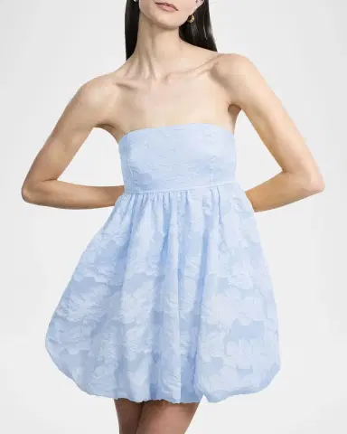 BCBGMAXAZRIA Strapless Fil Coupe Bubble Mini Dress | Thumbnail 5 BCBGMAXAZRIA Strapless Fil Coupe Bubble Mini Dress | Thumbnail 5