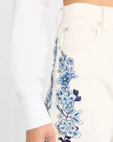 ALICE + OLIVIA Weezy Embroidered Jeans | Thumbnail 5 ALICE + OLIVIA Weezy Embroidered Jeans | Thumbnail 5