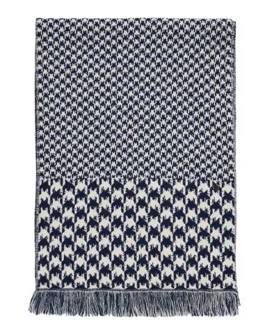 Valentino Garavani Houndstooth Jacquard Knit Scarf | Thumbnail 1 Valentino Garavani Houndstooth Jacquard Knit Scarf | Thumbnail 1
