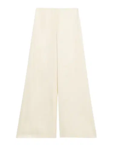 Ralph Lauren Collection Daria Washed Satin Wide-Leg Pants | Thumbnail 1 Ralph Lauren Collection Daria Washed Satin Wide-Leg Pants | Thumbnail 1