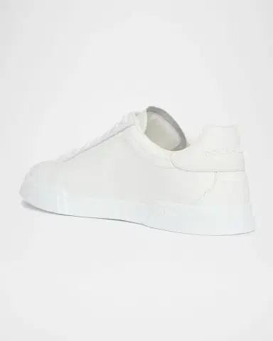 Dolce & Gabbana Men's Portofino Calfskin Low-Top Sneakers | Thumbnail 3 Dolce & Gabbana Men's Portofino Calfskin Low-Top Sneakers | Thumbnail 3