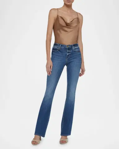 L'Agence Cara Low-Rise Bootcut Jeans | Thumbnail 2 L'Agence Cara Low-Rise Bootcut Jeans | Thumbnail 2
