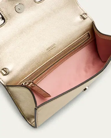 Jimmy Choo Bing Crystal Metallic Leather Wallet | Thumbnail 9 Jimmy Choo Bing Crystal Metallic Leather Wallet | Thumbnail 9