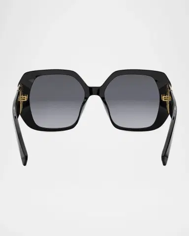BVLGARI Tubogas Square Acetate Sunglasses | Thumbnail 4 BVLGARI Tubogas Square Acetate Sunglasses | Thumbnail 4