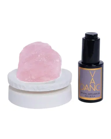 Van Dang Fragrances Rosa Luna Diffuser Oil with Rose Quartz, 0.67 oz. | Thumbnail 1 Van Dang Fragrances Rosa Luna Diffuser Oil with Rose Quartz, 0.67 oz. | Thumbnail 1
