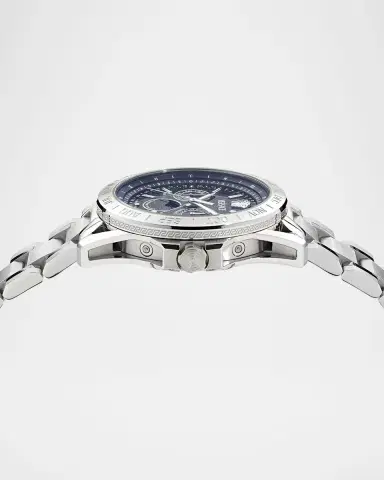 Versace V-Galaxy Moonphase 43MM Stainless Steel Bracelet Watch | Thumbnail 3 Versace V-Galaxy Moonphase 43MM Stainless Steel Bracelet Watch | Thumbnail 3