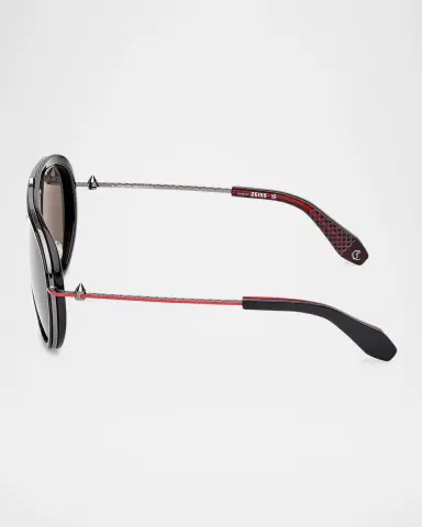 Christian Louboutin Men's LB0004M Metal Aviator Sunglasses | Thumbnail 3 Christian Louboutin Men's LB0004M Metal Aviator Sunglasses | Thumbnail 3
